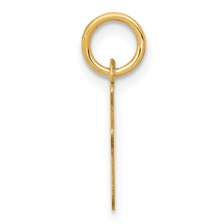 10K Yellow Gold Small Script Initial I Charm 10YC658I