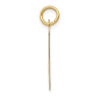 10K Yellow Gold Small Script Initial J Charm 10YC658J