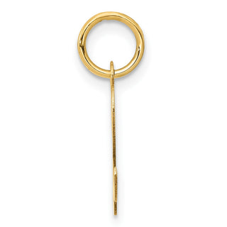 10K Yellow Gold Small Script Initial L Charm 10YC658L