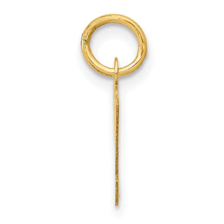 10K Yellow Gold Small Script Initial M Charm 10YC658M