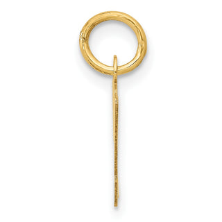 10K Yellow Gold Small Script Initial M Charm 10YC658M