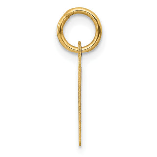 10K Yellow Gold Small Script Initial P Charm 10YC658P