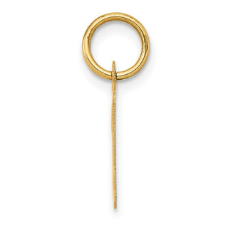 10K Yellow Gold Small Script Initial T Charm 10YC658T