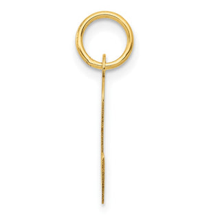10K Yellow Gold Medium Script Letter C Initial Charm