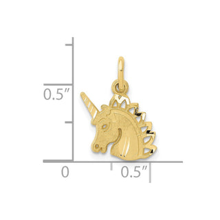 10K Yellow Gold Unicorn Charm 10ZC1142