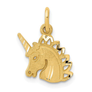 10K Yellow Gold Unicorn Charm 10ZC1142
