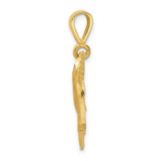 10K Yellow Gold Unicorn Head Charm