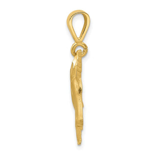 10K Yellow Gold Unicorn Head Charm