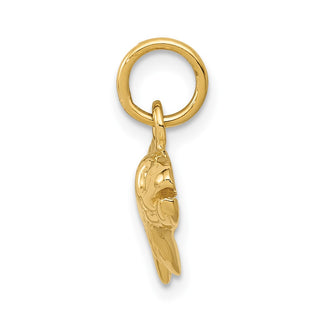 10K Yellow Gold Fish Charm 10ZC1192