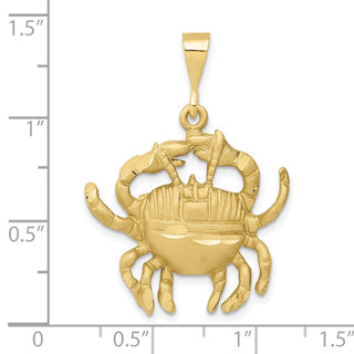 10K Yellow Gold Cancer Zodiac Charm 10ZC467