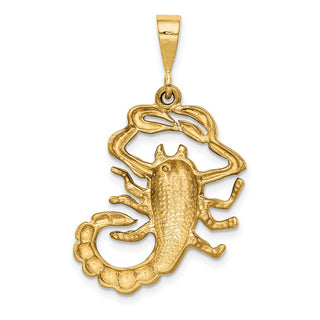 10K Yellow Gold Scorpio Zodiac Charm 10ZC471