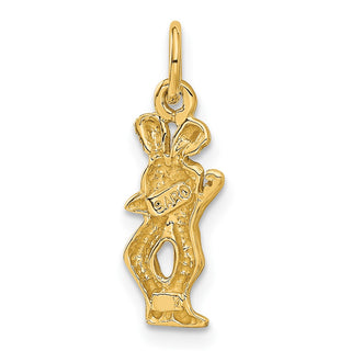 10K Yellow Gold Geminii Zodiac Charm 10ZC478