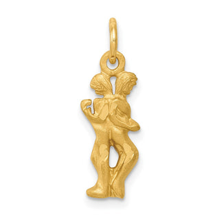 10K Yellow Gold Geminii Zodiac Charm 10ZC478
