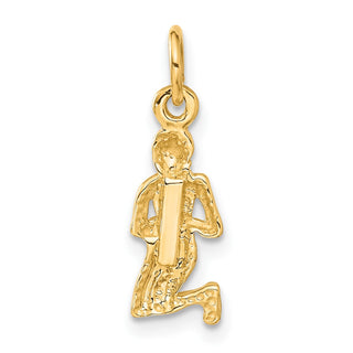 10K Yellow Gold Virgo Zodiac Charm 10ZC481