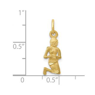 10K Yellow Gold Virgo Zodiac Charm 10ZC481