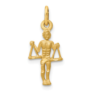 10K Yellow Gold Libra Zodiac Charm 10ZC482