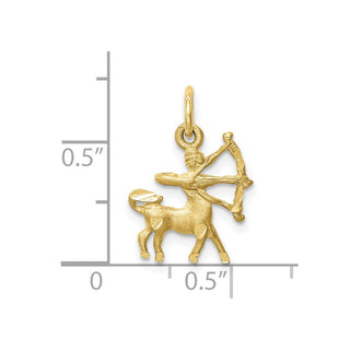 10K Yellow Gold Sagittarius Zodiac Charm 10ZC484