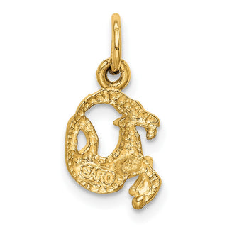 10K Yellow Gold Capricorn Zodiac Charm 10ZC485
