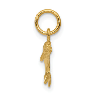 10K Yellow Gold Dolphin Pendant