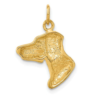 10K Yellow Gold Dog Charm