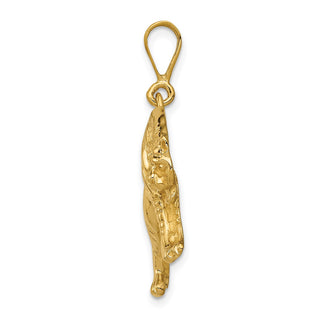 10K Yellow Gold Tiger Charm 10ZC550