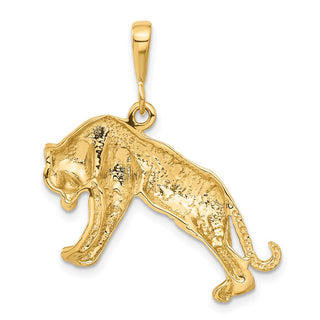 10K Yellow Gold Tiger Charm 10ZC550