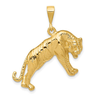 10K Yellow Gold Tiger Charm 10ZC550