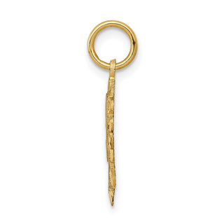 10K Yellow Gold 50 in Heart Charm