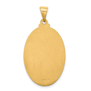 18K Yellow Gold Saint Christopher Medal Pendant 18XR15