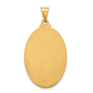 18K Yellow Gold Saint Christopher Medal Pendant 18XR15