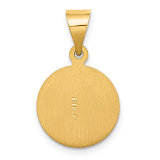 18K Yellow Gold Saint Jude Medal Pendant