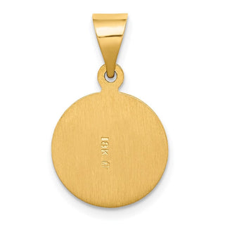 18K Yellow Gold Saint Jude Medal Pendant