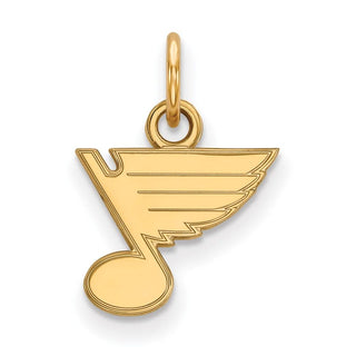 10k Gold NHL LogoArt St. Louis Blues Extra Small Pendant