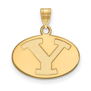 14k Gold LogoArt Brigham Young University Letter Y Small Pendant