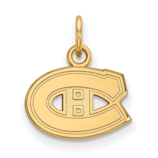 10k Gold NHL LogoArt Montreal Canadiens Extra Small Pendant
