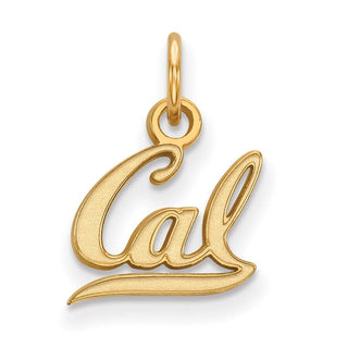 Sterling Silver Gold-plated LogoArt University of California Berkeley Extra Small Pendant