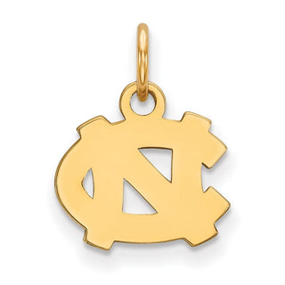 14k Gold LogoArt University of North Carolina N-C Extra Small Pendant