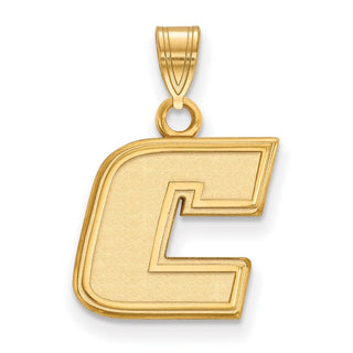 10k Gold LogoArt University of Tennessee at Chattanooga Letter C Small Pendant