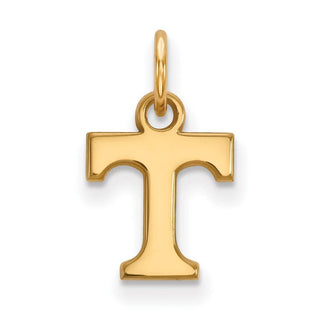 10k Gold LogoArt University of Tennessee Letter T Extra Small Pendant