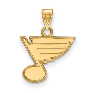 10k Gold NHL LogoArt St. Louis Blues Small Pendant