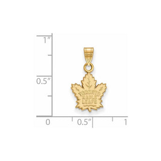 10k Gold NHL LogoArt Toronto Maple Leafs Small Pendant