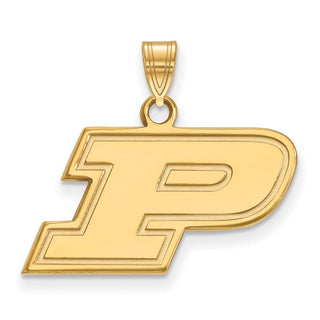 14k Gold LogoArt Purdue University Letter P Small Pendant