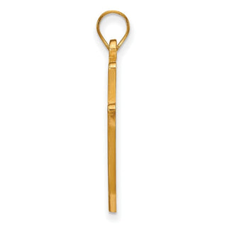 14k Gold LogoArt Southern University Jaguars Extra Large Pendant