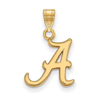 14k Gold LogoArt University of Alabama Letter A Small Pendant