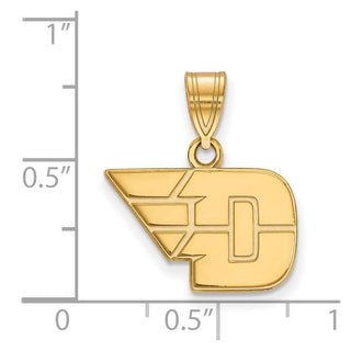 14k Gold LogoArt University of Dayton Small Pendant
