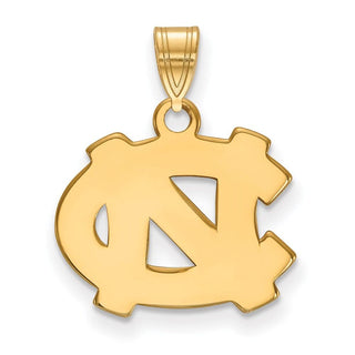 10k Gold LogoArt University of North Carolina N-C Small Pendant