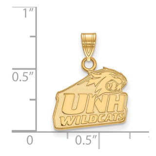 10k Gold LogoArt University of New Hampshire Small Pendant 1Y002UNH