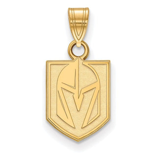 14k Gold LogoArt NHL Vegas Golden Knights Small Pendant
