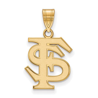 10k Gold LogoArt Florida State University F-S Medium Pendant