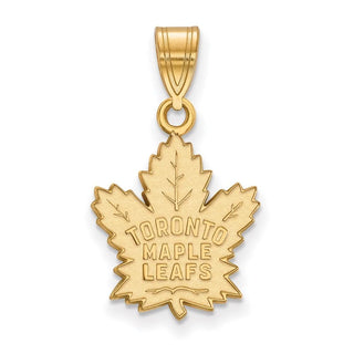 10k Gold NHL LogoArt Toronto Maple Leafs Medium Pendant